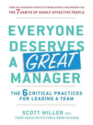 cover image of Everyone Deserves a Great Manager